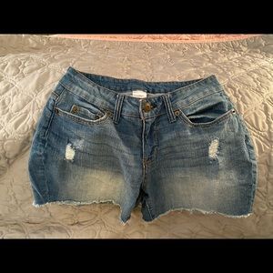 Time and Tru Cutoff Denim Shorts